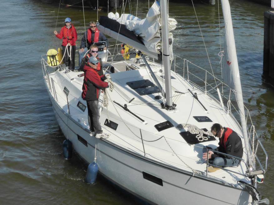 Segelyacht Manöver