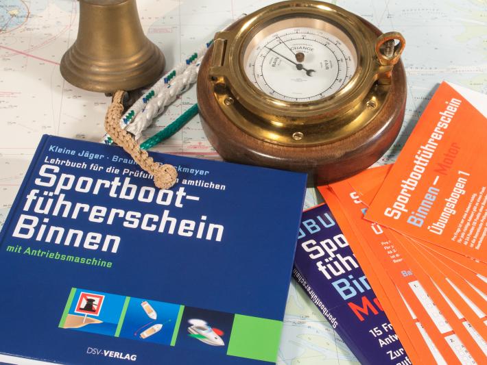 Karabiner, Tampen, knoten blau